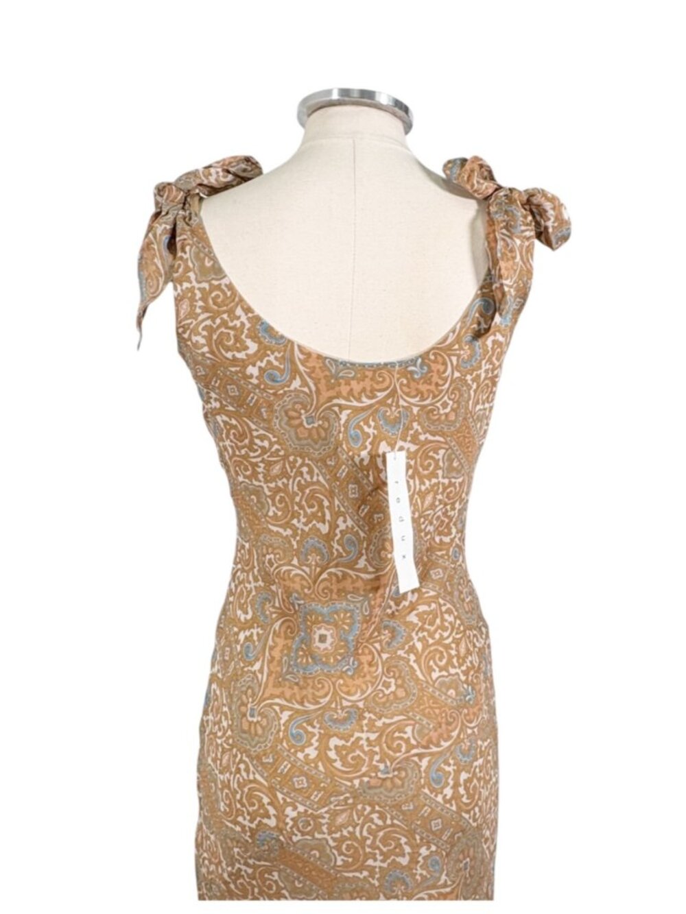 REDUX Y2k Euro Style Silk handkerchief Midi Dress Size 4 NEW - Picture 8 of 11